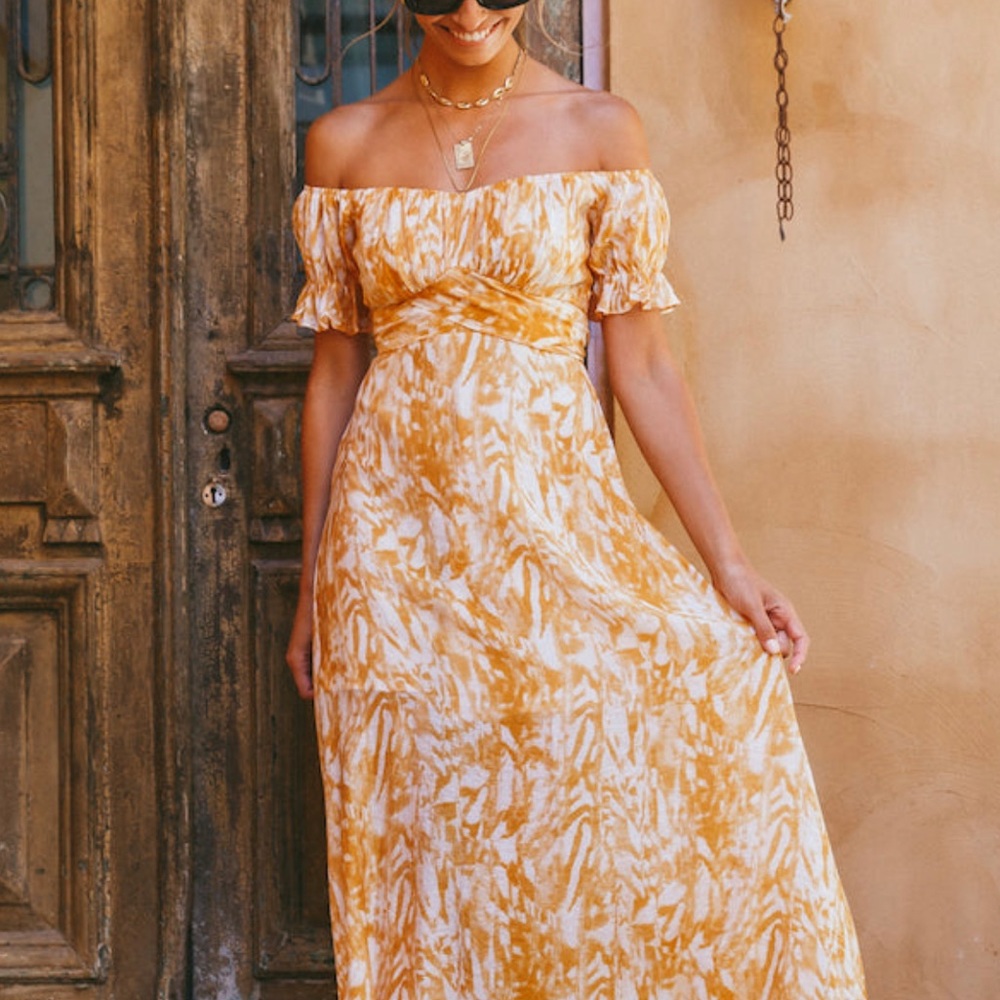 Latte Art Maxi Dress, Fortunate One